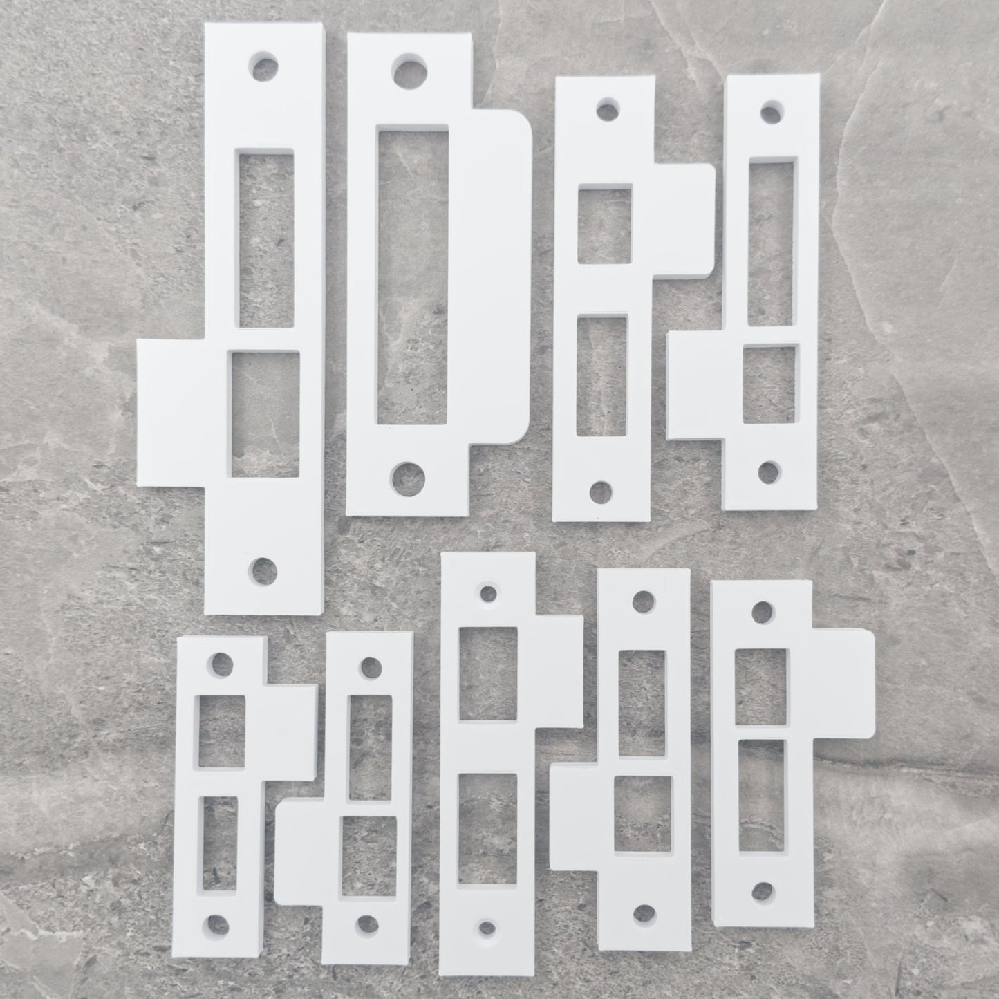 Old Mortise Style Door Striker Spacers