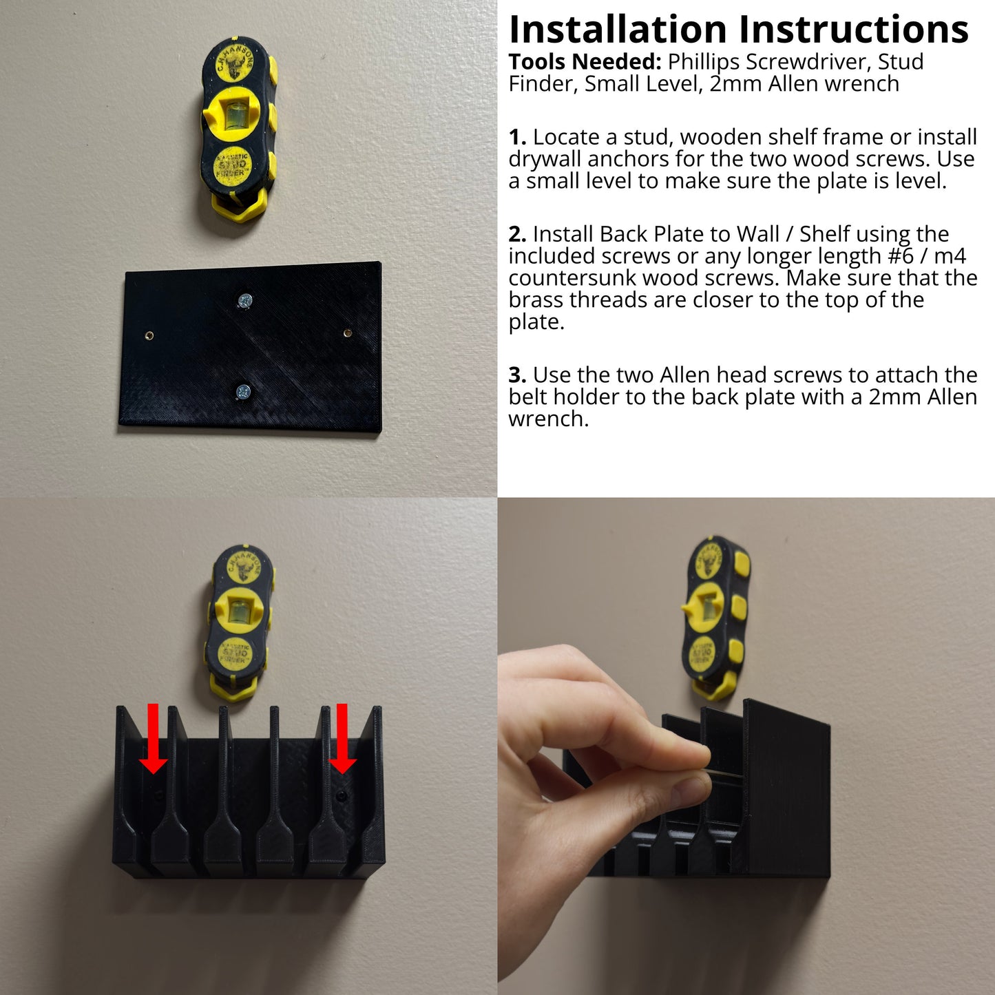 5 Belt Hanger