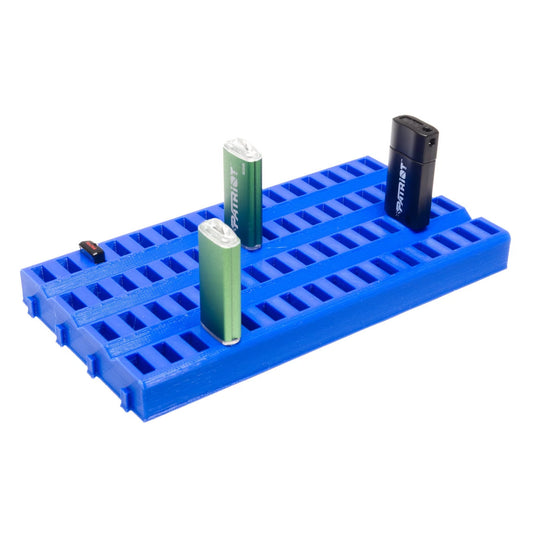 Modular Interlocking 64 Flash Drive Holder