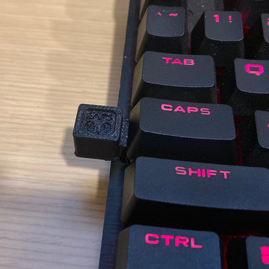 Caps Lock Lock - A caps lock lockout device for mechanical keyboards with raised switches