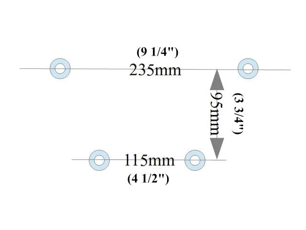 Netgear Nighthawk X6 R8000 Wall Mounting Bracket Set with Screws