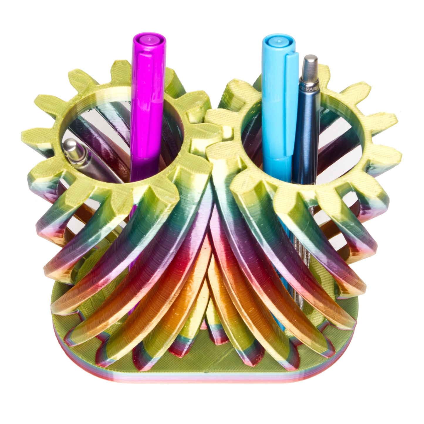 Helical Gear Pen Holder