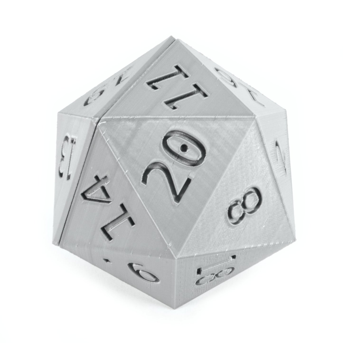 D20 Shaped Dice Container Case with Magnetic Door