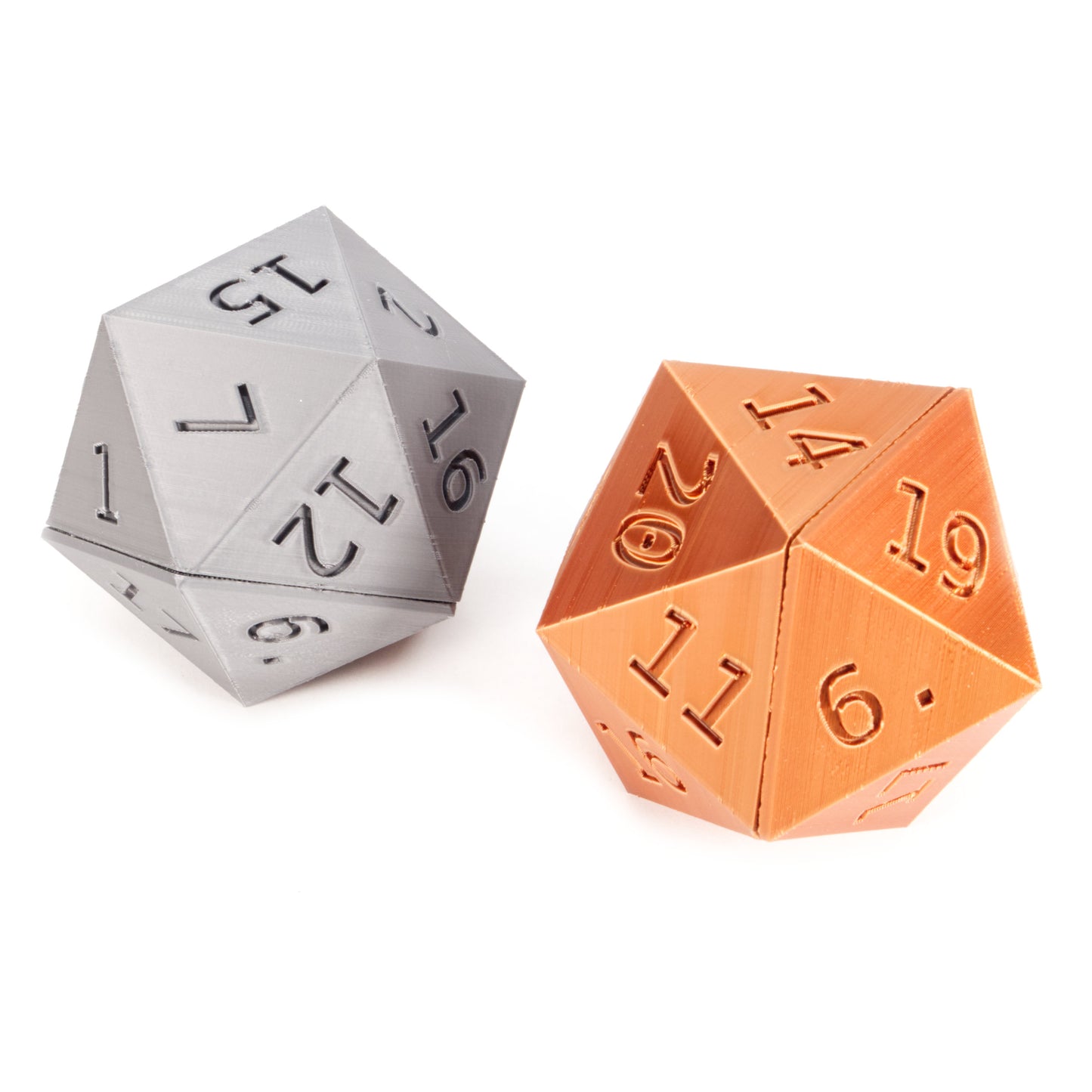 D20 Shaped Dice Container Case with Magnetic Door