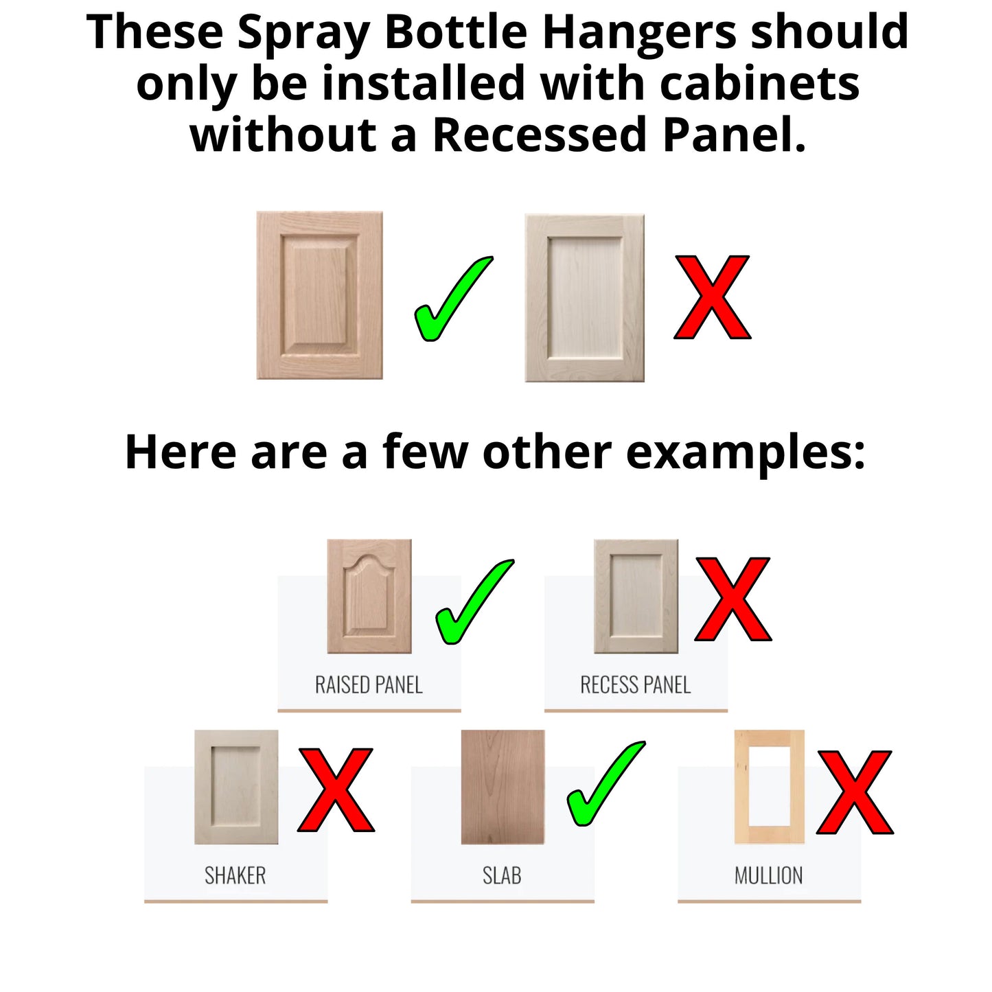 Spray Bottle Hangers