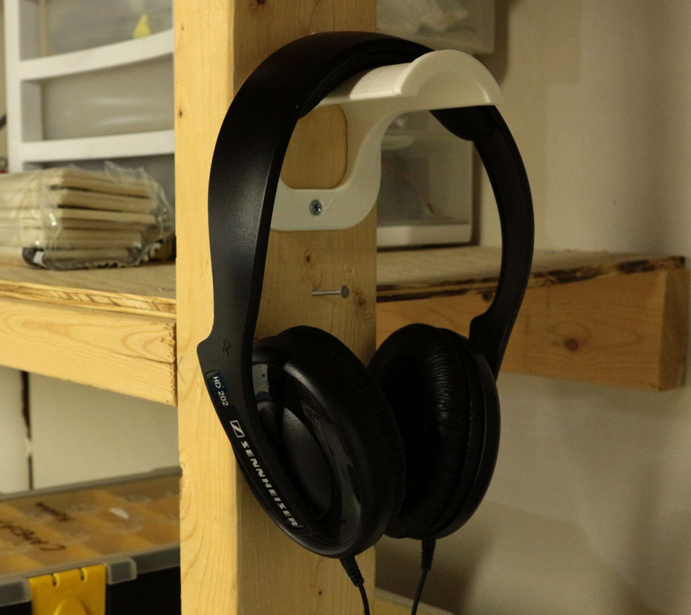 Wall Mounted Headphone Hanger 3D Shape Engineering