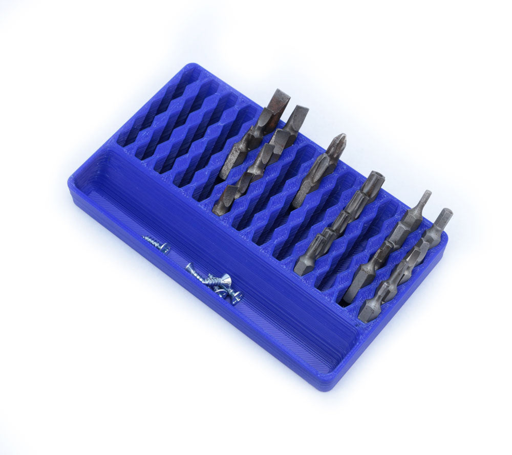 Hex Shank Drill Driver Bit Holder Tray - 3D Shape Engineering