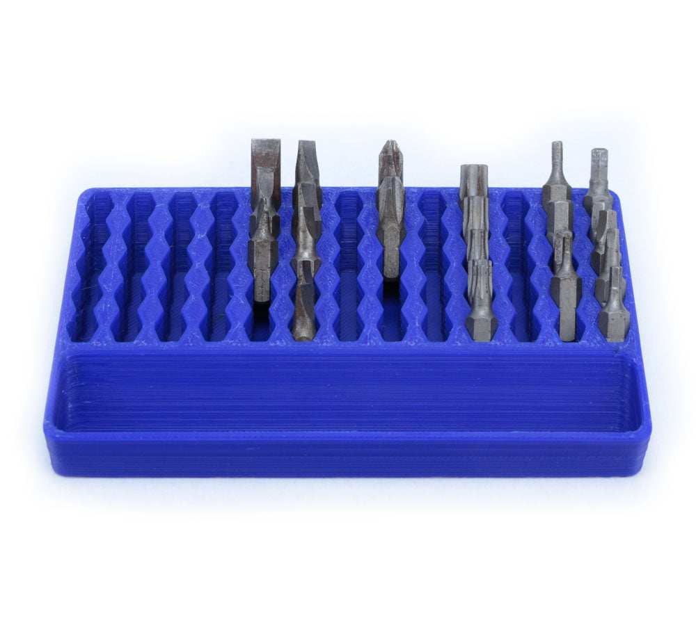 Hex Shank Drill Driver Bit Holder Tray - 3D Shape Engineering